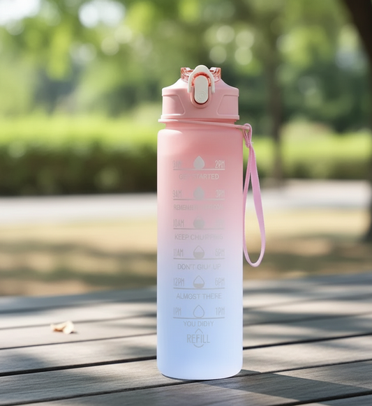 Outdoor Time-Marker Water Bottle