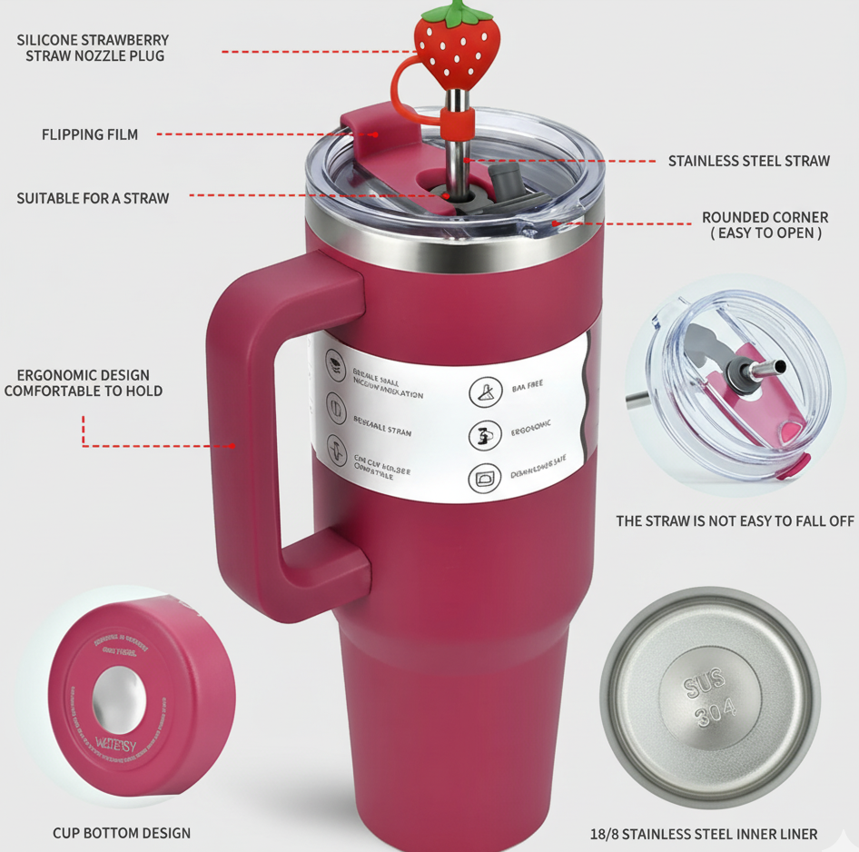 30/40oz Stainless Steel Tumbler